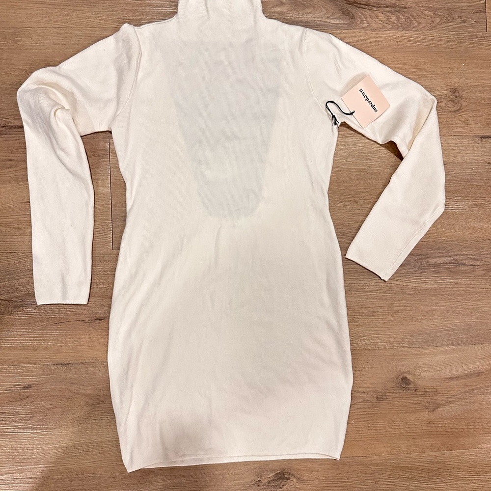Superdown Cream Mini Dress